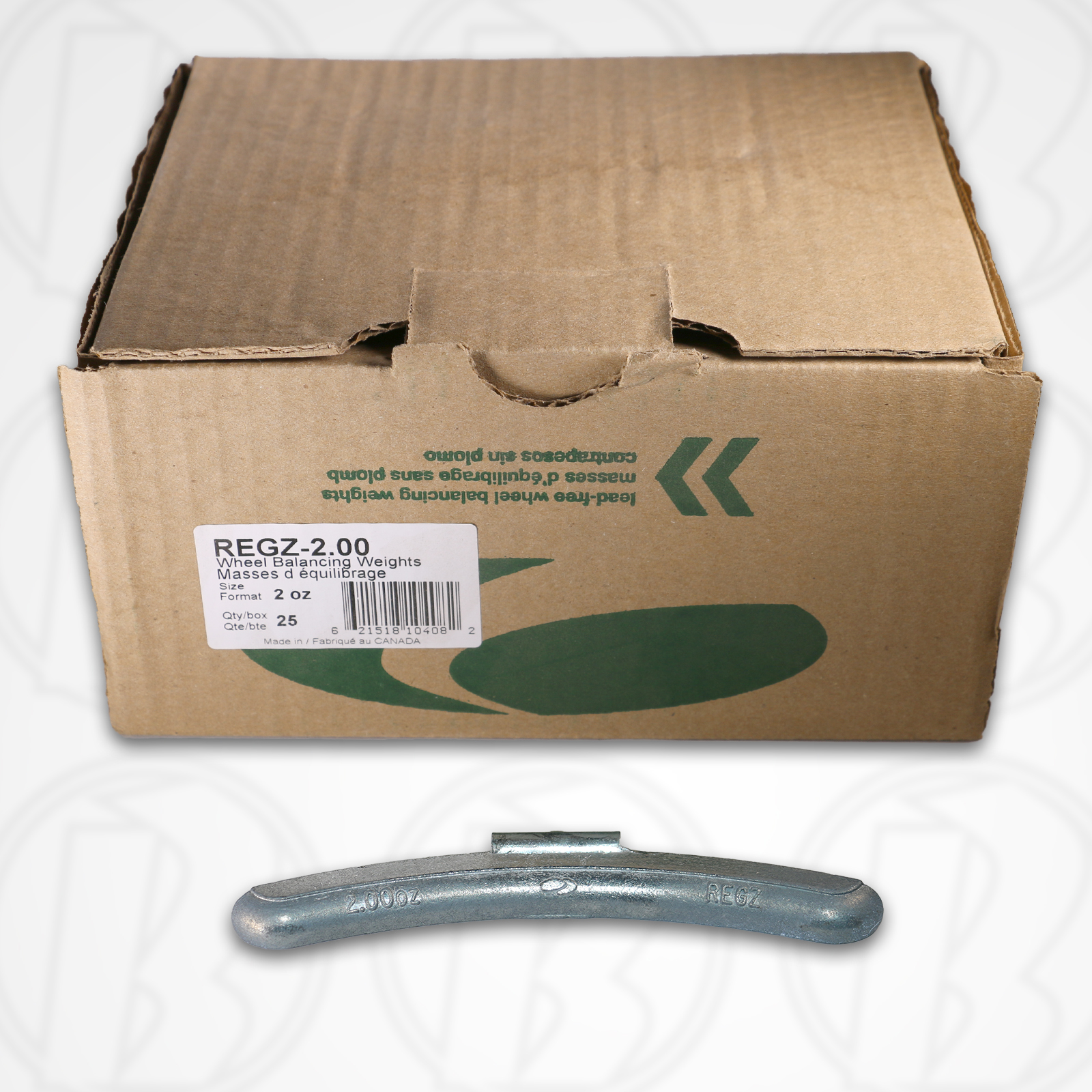 25 pc | Steel 2.00 oz Clip / Hammer on Wheel Balancing Weights 25 pc | Steel 2.00 oz Clip / Hammer on Wheel Balancing Weights